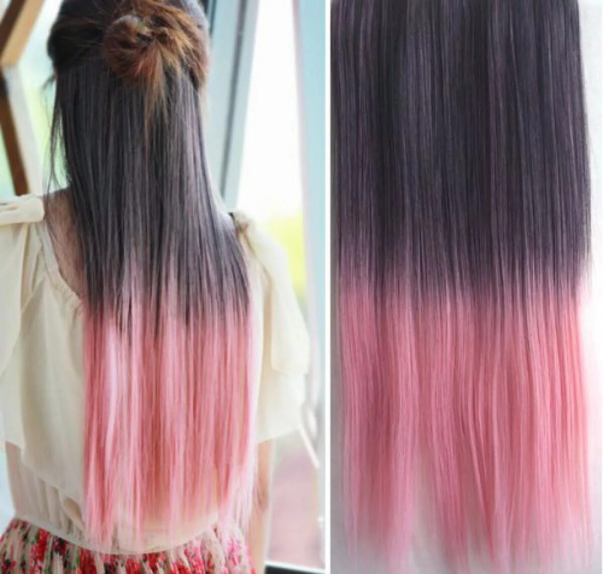 Как делать плавные переходы. Цветное окрашивание кончиков волос. Цветные кончики волос. Розовые волосы на концах. Окрашенные кончики волос.