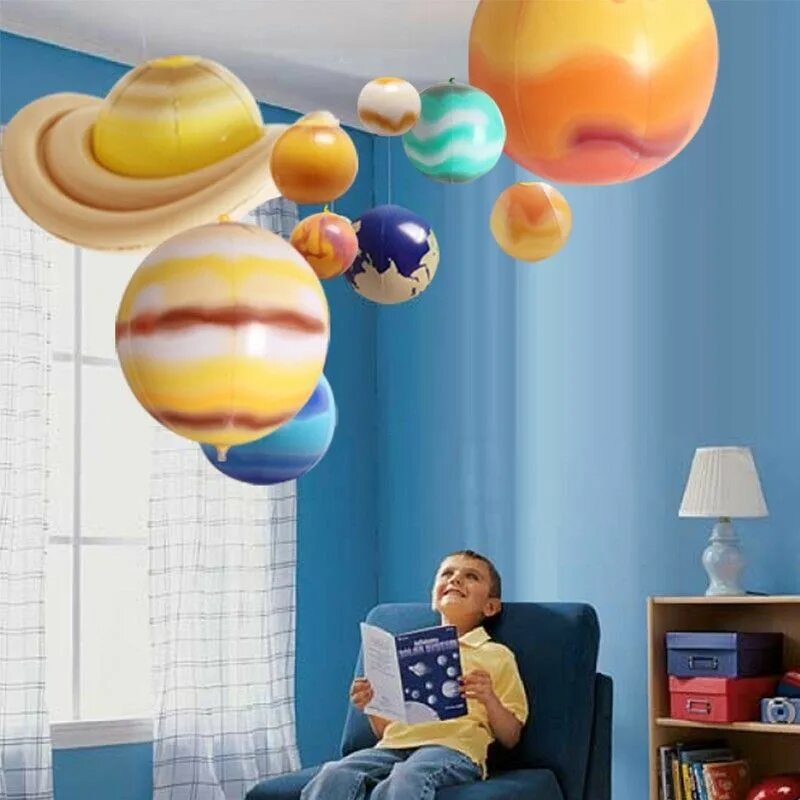 Планета воздушных шаров. Планеты из воздушных шаров. Воздушные шары в виде планет. Шары надувные Солнечная система. Надувные планеты солнечной системы.