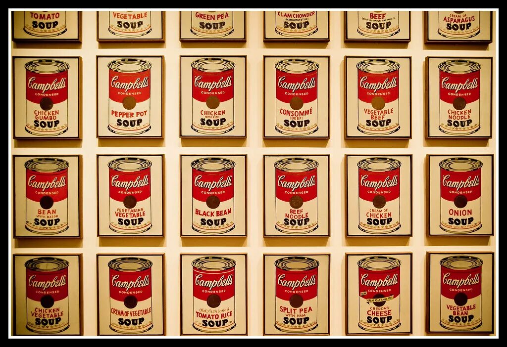 Soup cans. Банка супа Энди Уорхола. Банка Кэмпбелл Энди Уорхол. Энди Уорхол суп Кэмпбелл картина. Банки с супом Кэмпбелл оригинал Энди.