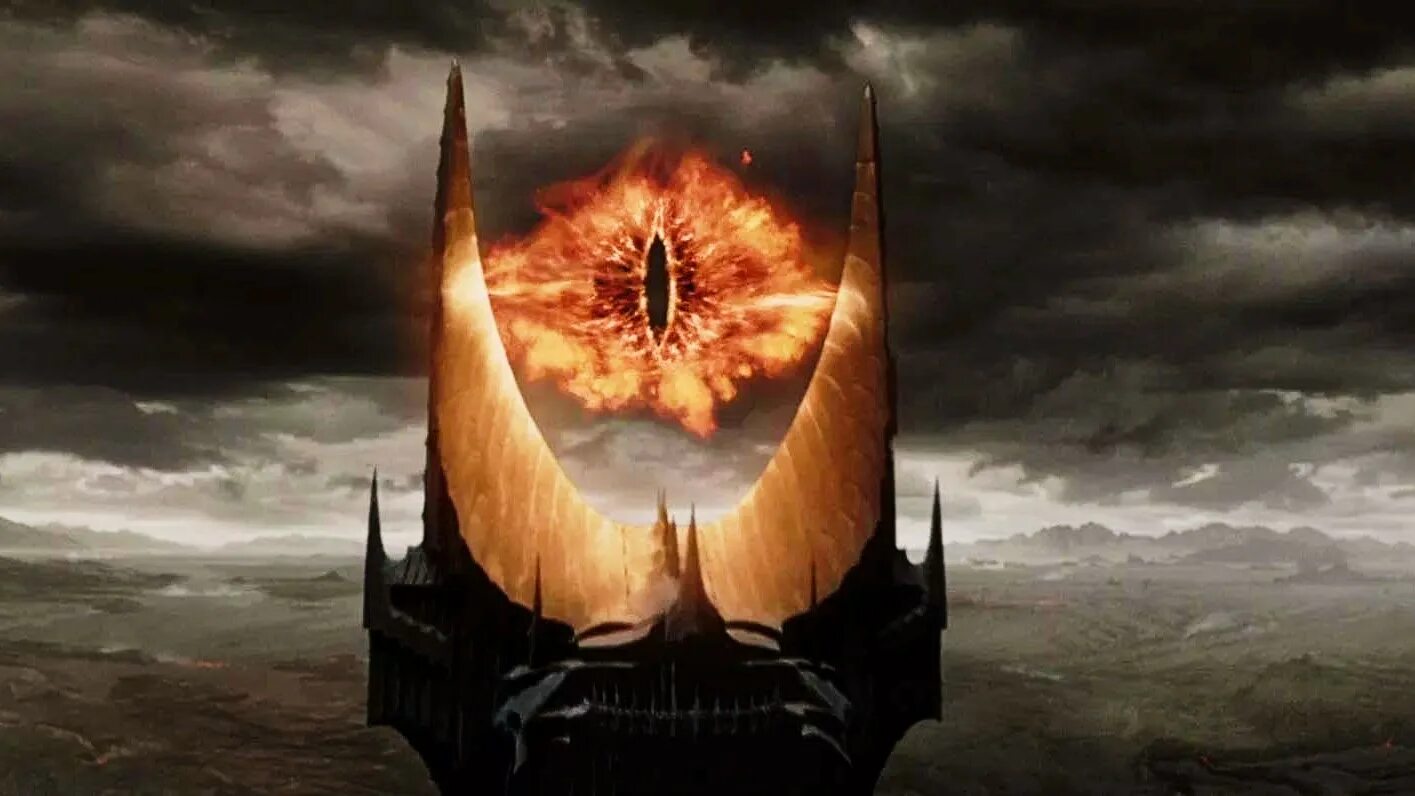 Rings of power sauron. Око Саурона Властелин колец башня. Властелин колец Всевидящее око Саурона. Саурон и око Саурона. Мордор башня Саурона.