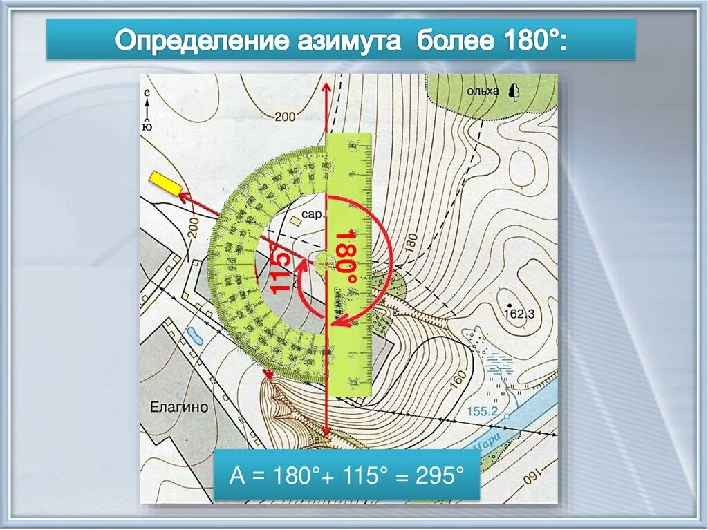 Азимут на плане местности. Как определить Азимут на карте. Направления на плане местности. План местности по азимуту. Определить градусы и километры на картах