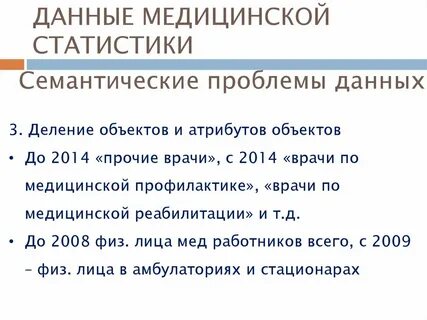 Отделение медицинской статистики