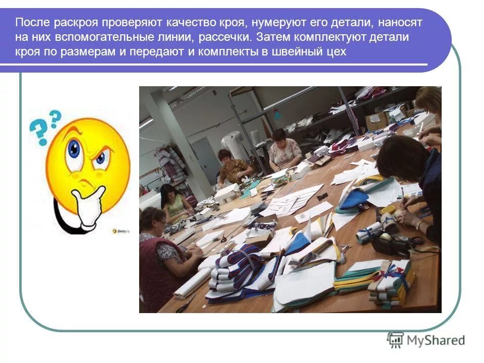 современные методы раскроя ткани на производстве сообщение