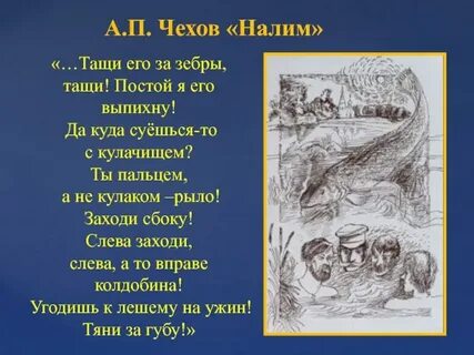 Главная мысль рассказа налим