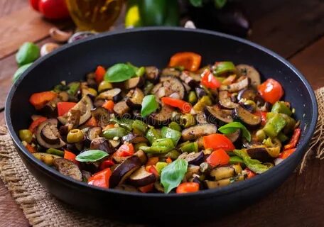 Соте из овощей с мясом