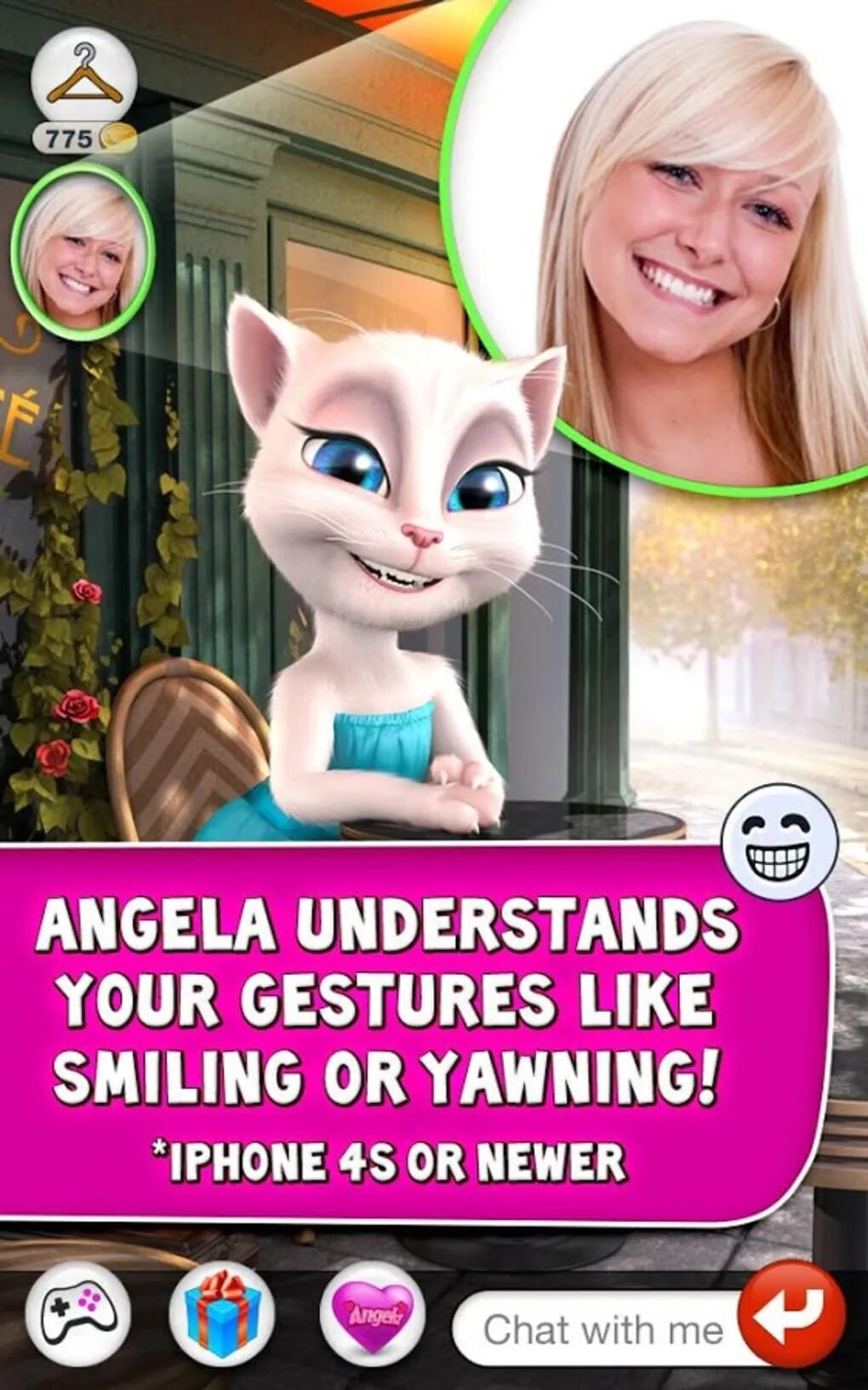 Моя говорящая анджела старые версии. Анджела 1 игра в Анджела. Talking Angela 2014. Говорящая Анджела в Париже.