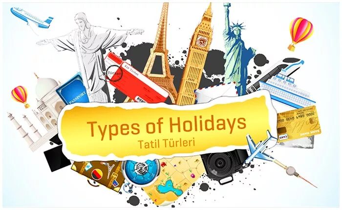 What type of holiday is each advert. Types of holidays. types of holidays презентация. different types of holidays. kinds of holidays.