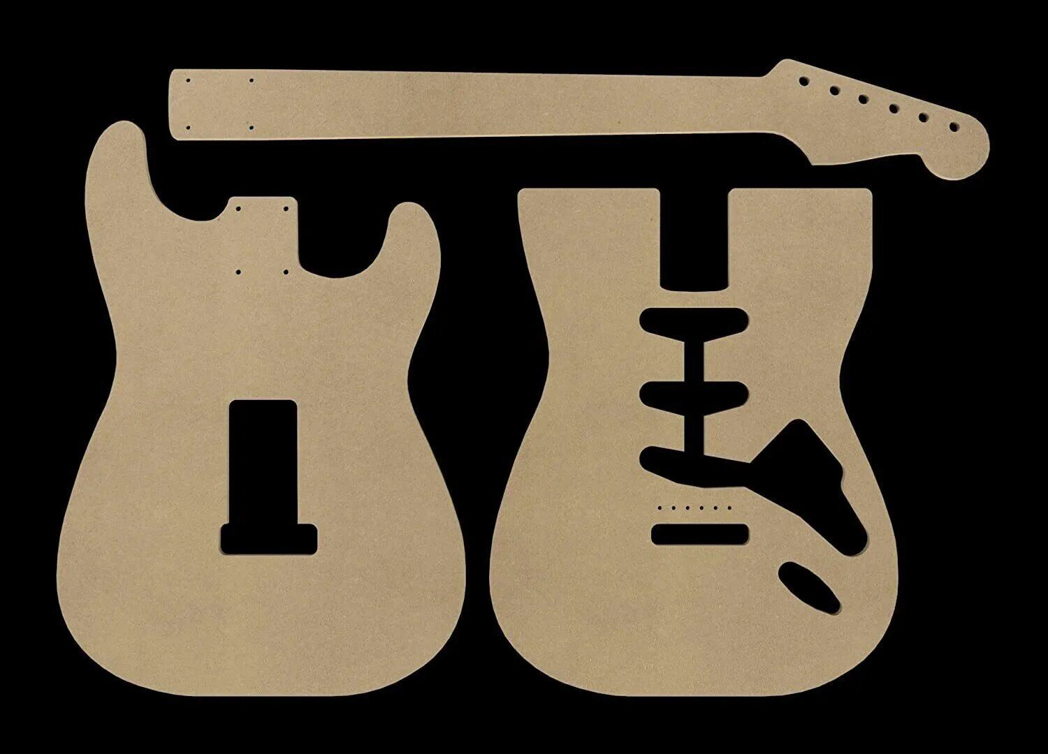 Strat Body Template Your Average American Paul Reed Smith Custom 24 Build Part 1