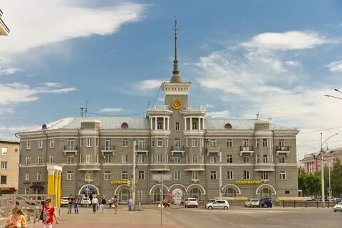 Дом с часами барнаул