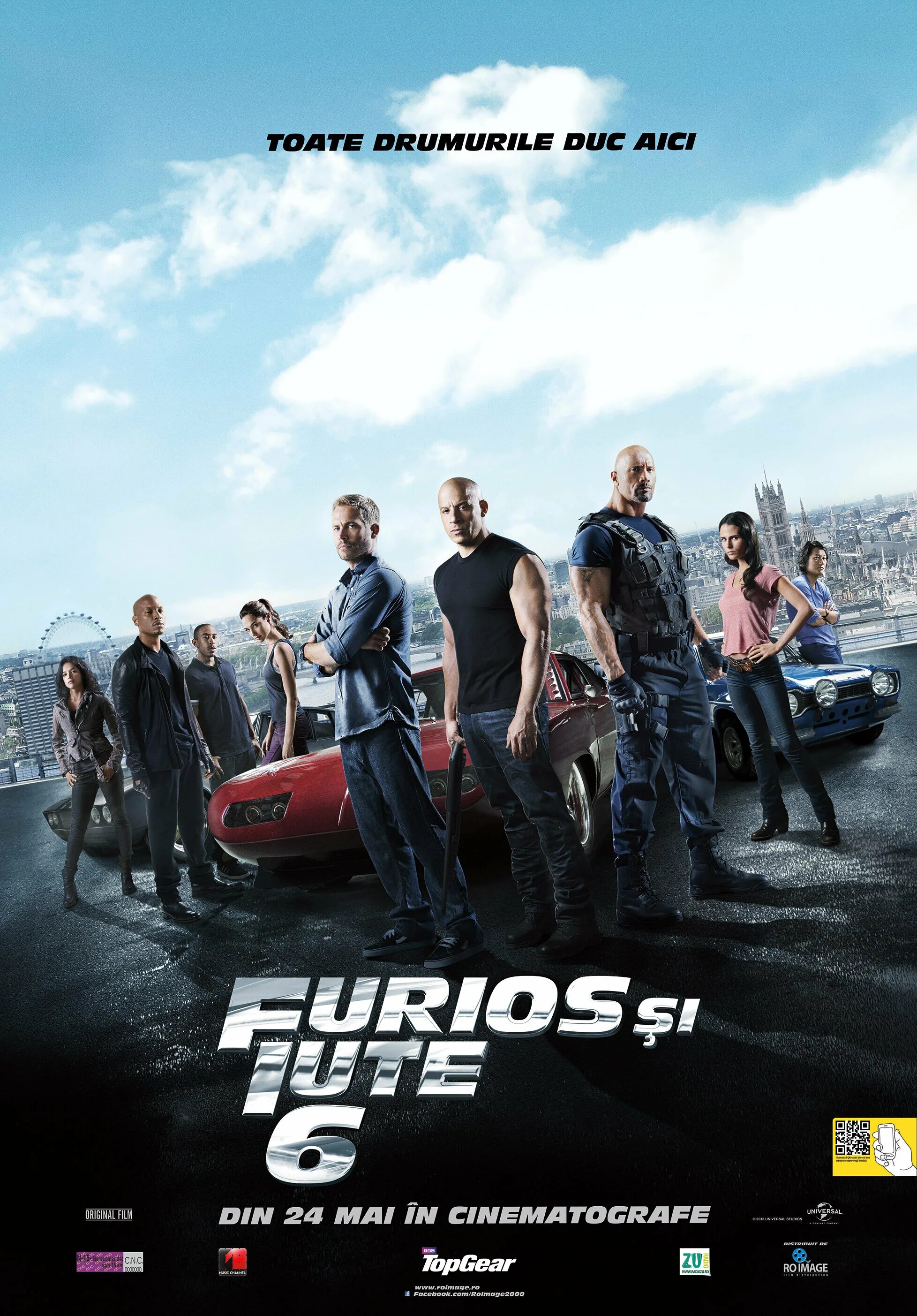 2 июня 2013. Furious 6 (2013) poster. Доминик Торетто.