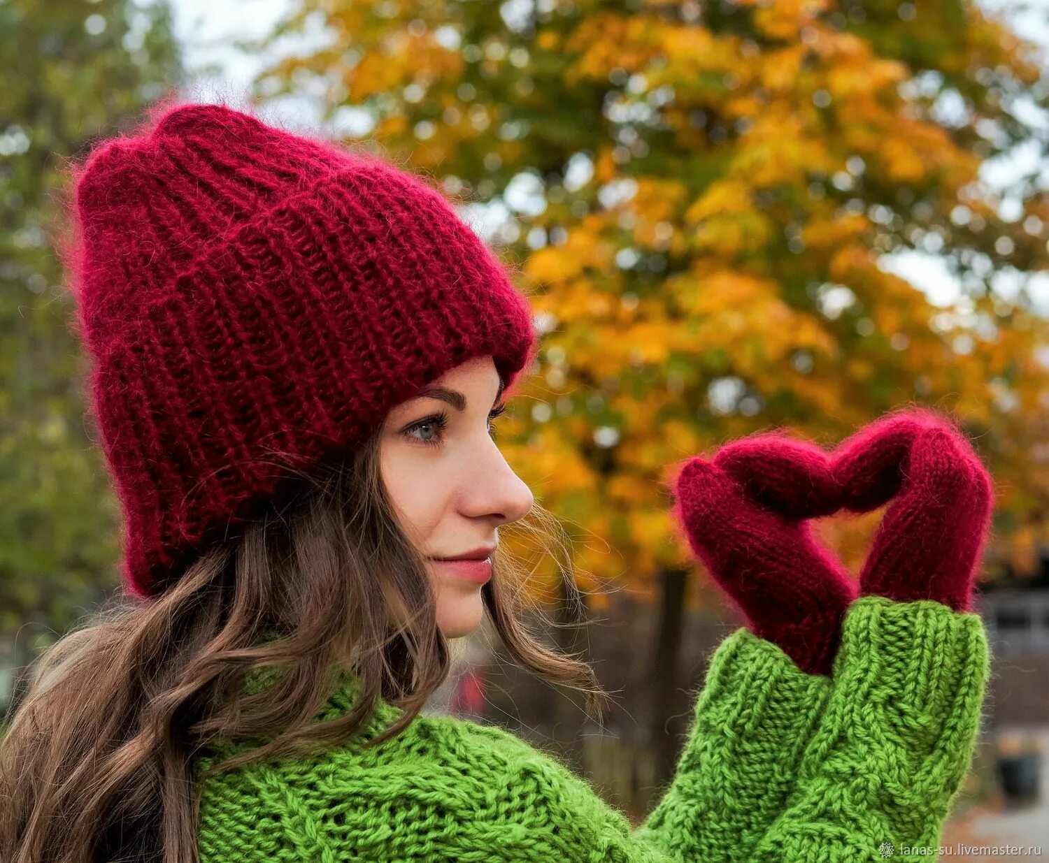 Knit hat. Шапка вязаная. Мохеровая шапка. Шапка спицами. Шапка из мохера.