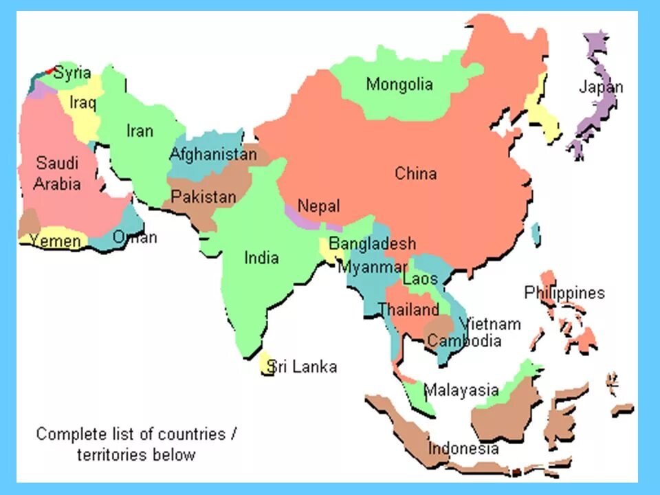 Карта Азии. Asia на карте. Азия Континент. Азия материк. Asia на русском