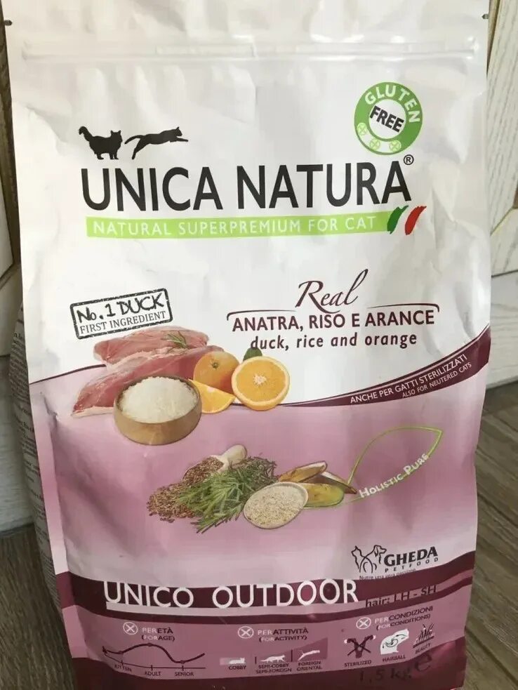 Unica natura корм для кошек