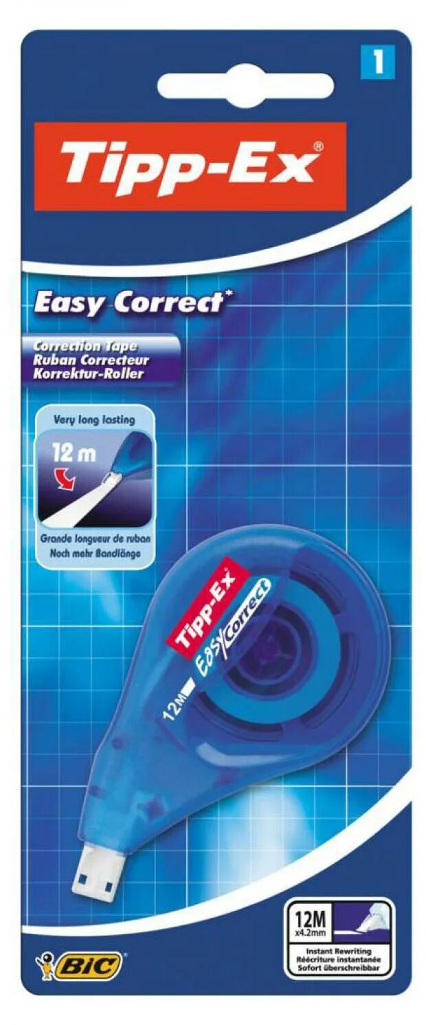 Easy ex. Tipp-ex корректирующая лента. Tipp-ex набор корректирующих роллеров easy correct 4,2 мм х 12 м, 10 шт.