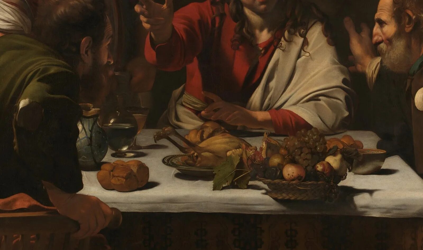 Караваджо ужин. Караваджо ужин в Эммаусе. «Ужин в Эммаусе», 1601 г, Караваджо. Микеланджело да Караваджо ужин в Эммаусе. Картина Караваджо Трапеза в Эммаусе.