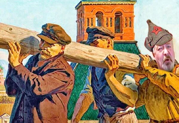 ленин на субботнике с бревном. владимир ильич ленин на субботнике. несущий бревно ленин. несущий бревно ленин. ильич с бревном.