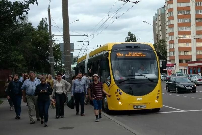 Первый маршрут электробуса. Автобус 51 Москва.