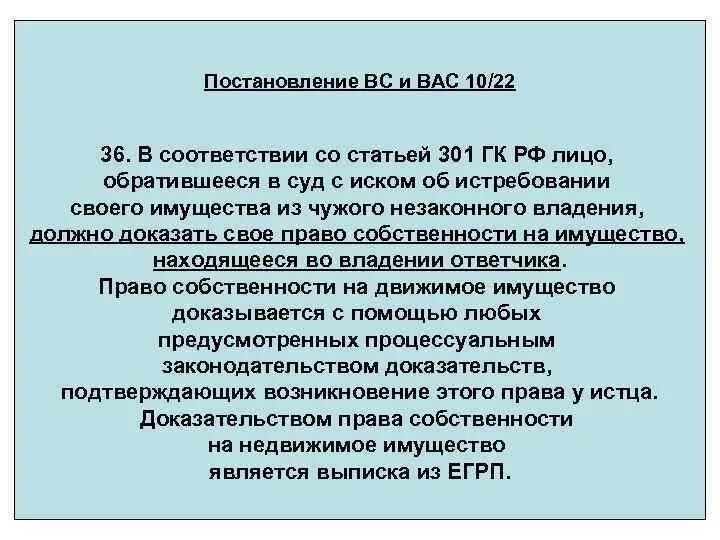 Истребование имущества гк. Ст 301 ГК РФ. 301 Статья гражданского кодекса. Иск об истребовании имущества из чужого владения. Иск о истребовании имущества из чужого незаконного владения статьи.