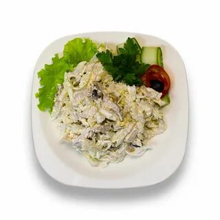 Салат классический с грибами