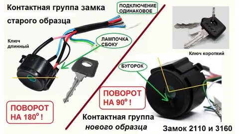 Схема замка зажигания гранта
