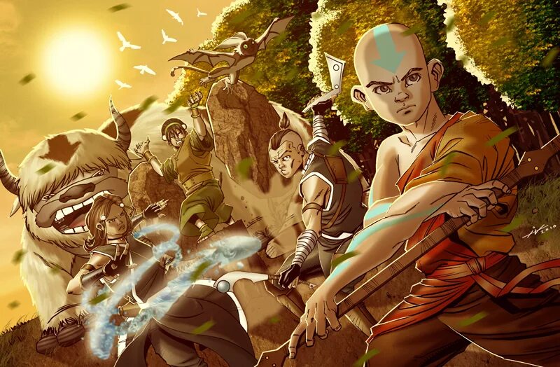 Аватар аанг. Команда аватар Аанга. Avatar legend of aang english