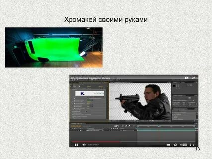 Как наложить хромакей