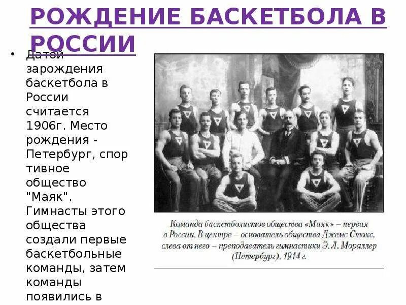Кто является прародителем баскетбола. Первая баскетбольная команда Санкт-Петербурга «Маяк», 1906 год.. Спортивное общество Маяк 1906. Спортивное общество Маяк 1906 год баскетбол. Петербург спортивное общество Маяк.