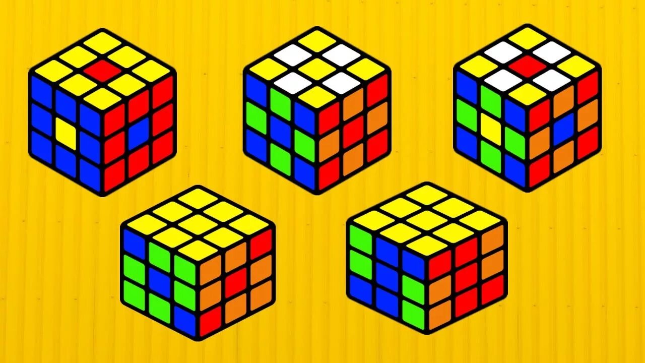 Узоры на кубике рубика