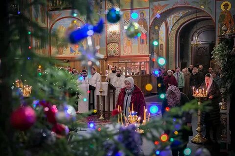 Рождественский сочельник в храме