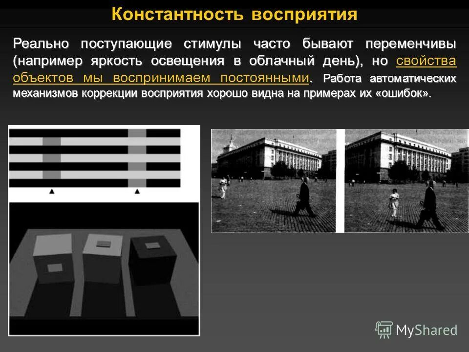 Яркость восприятия. Константность восприятия. Константность восприятия цвета. Константность восприятия примеры. Константность это в психологии.