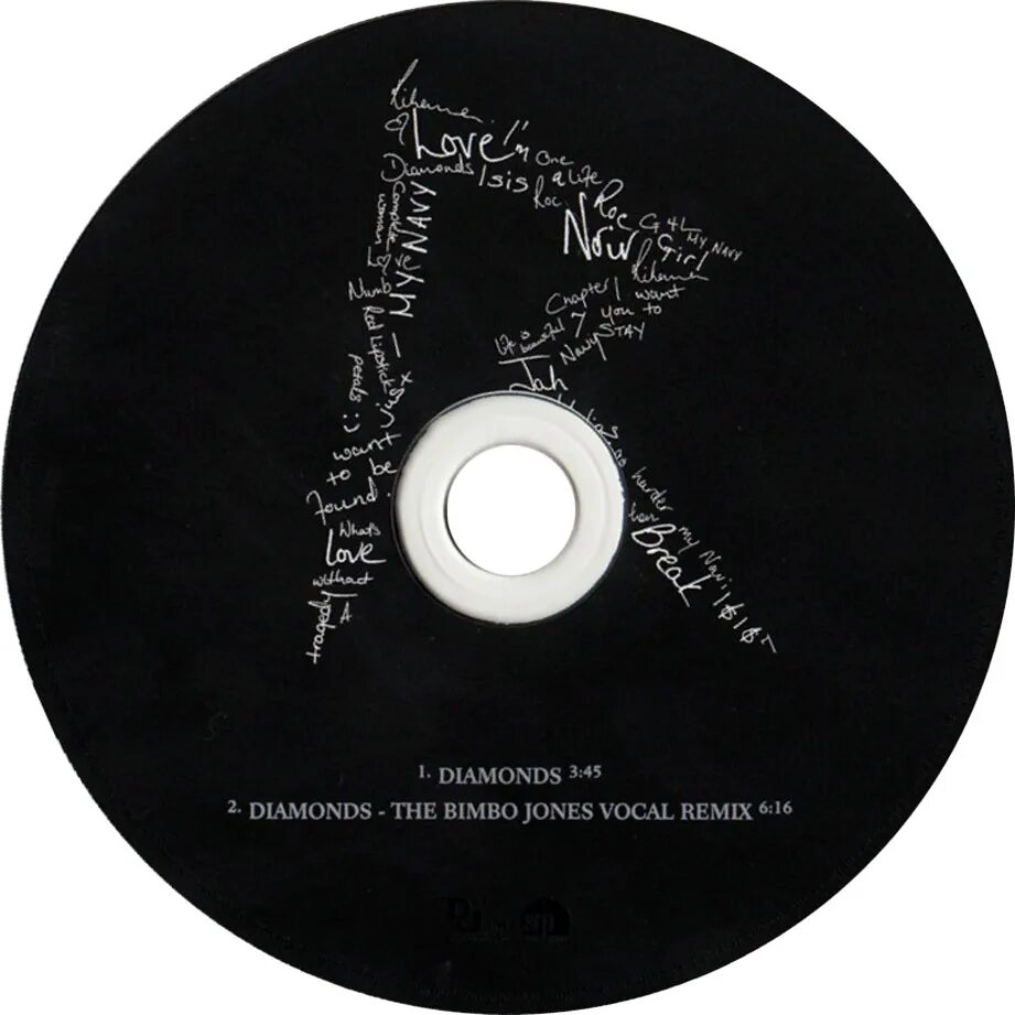 Rihanna диск. CD-сингл. CD Single. Лирический Даймонд.