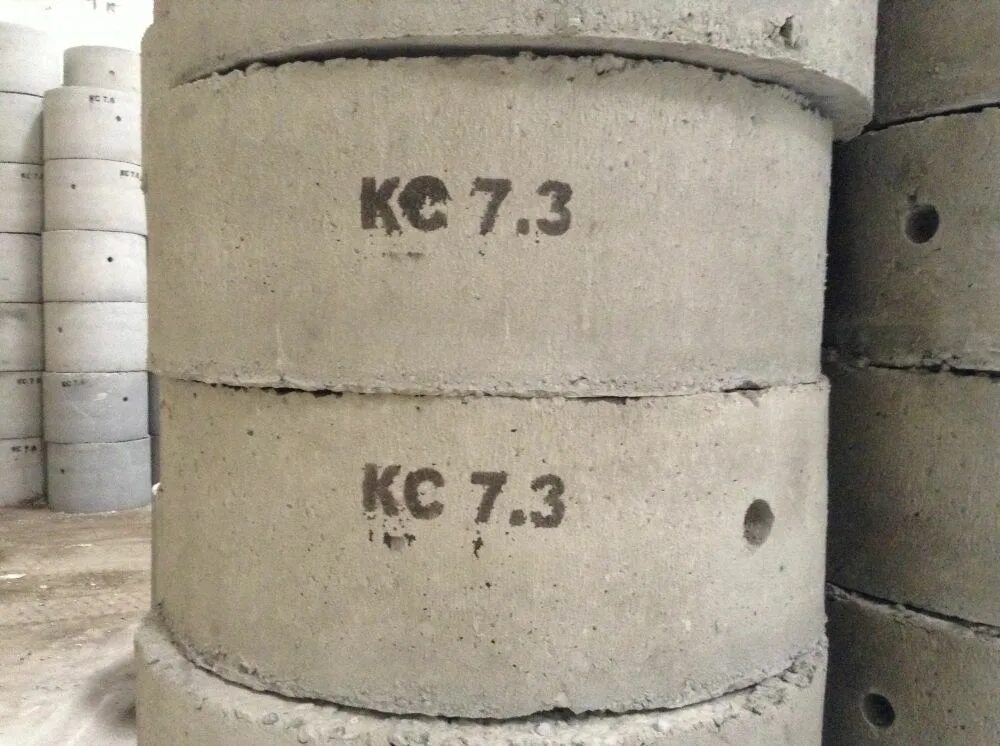 3. 3. кс 7. кольцо стеновое кс 7. кольцо стеновое доборное кс-7-2 (размеры 840мм /700 / , высота 190мм).