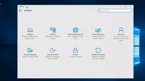 Параметры windows устройства