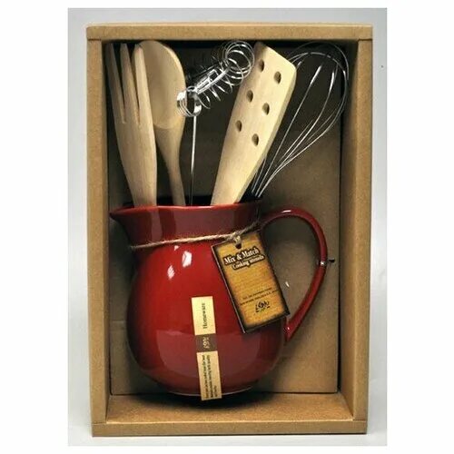 необычные кухонные принадлежности. подарочный набор для женщин кухонных принадлежностей. набор подарочный kse-gr-0091. композиции из кухонной утвари. подарок для кухни.