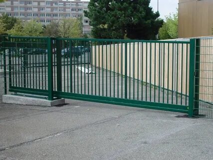 Откатные ворота металлические