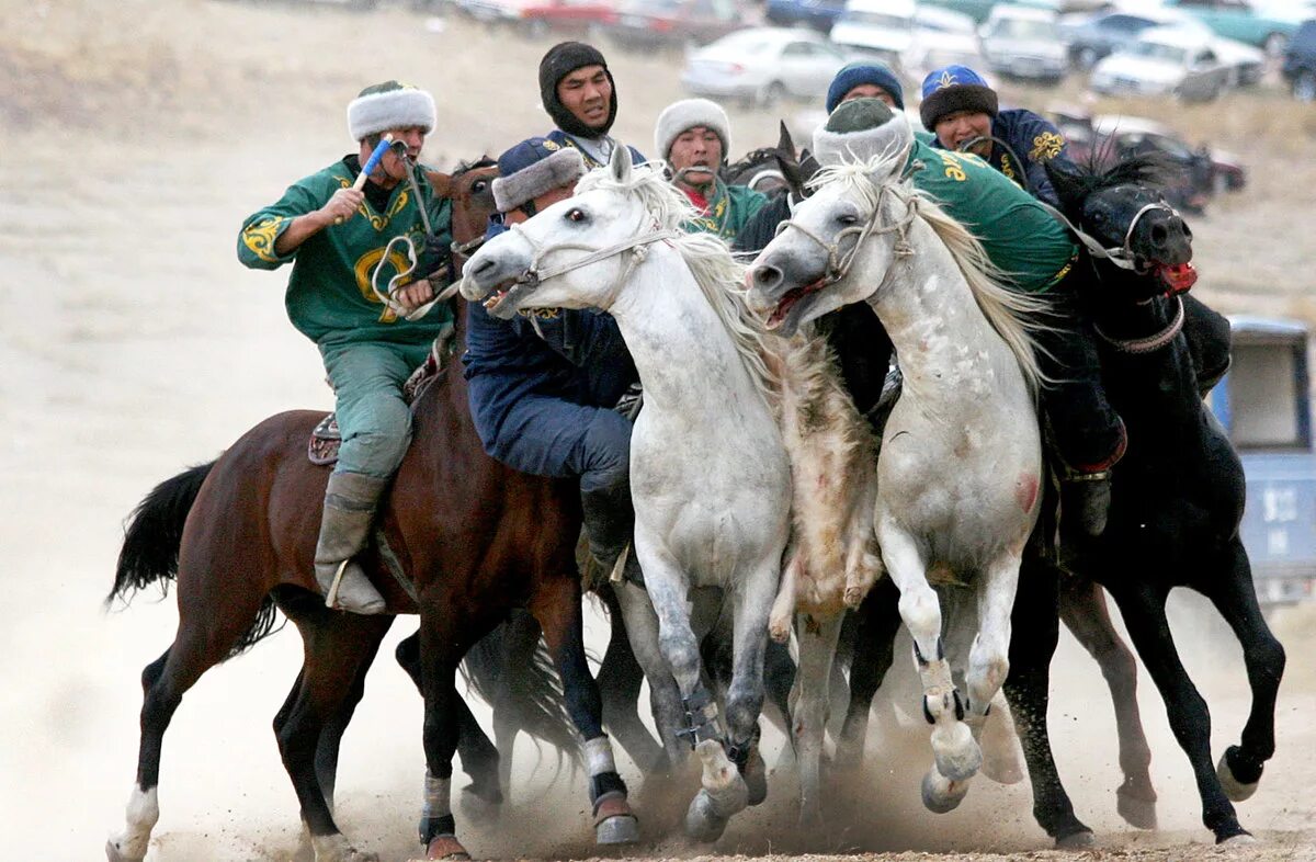 ұлттық спорт. национальные конные игры. байга казахстан. кокпар вектор. традиционные казахские скачки.