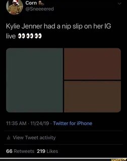 Kylie Jenner had a nip slip on her IG live 999999.