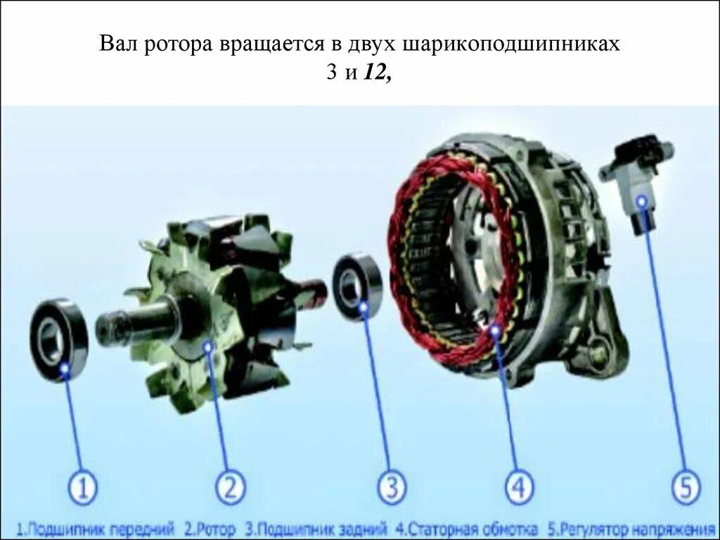 Обмотки возбуждения ротора