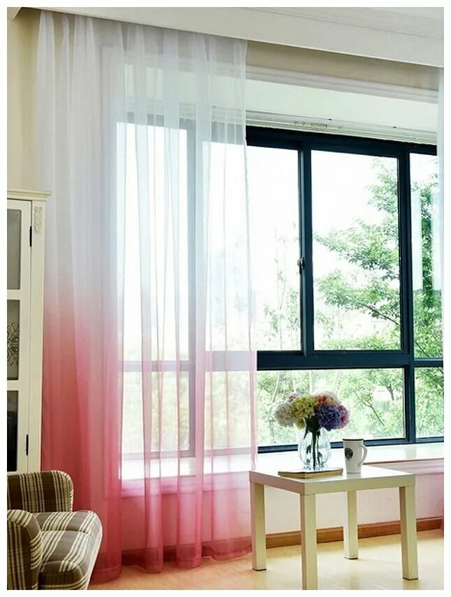 занавески для гостиной в современном стиле. комплект штор с подхватами "джерри", пудровый (bl-200381-gr). портьеры в спальню. дизайнерские шторы. тюлевые занавески для зала.