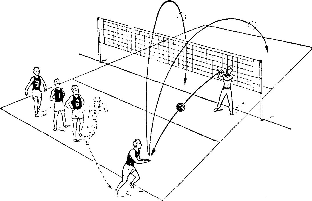 Линия нападения. Волейбол приемы техники и тактика игры. Тактические приемы игры в волейбол. Волейбол индивидуальная тактика в волейболе. Схема тактики нападения в волейболе.