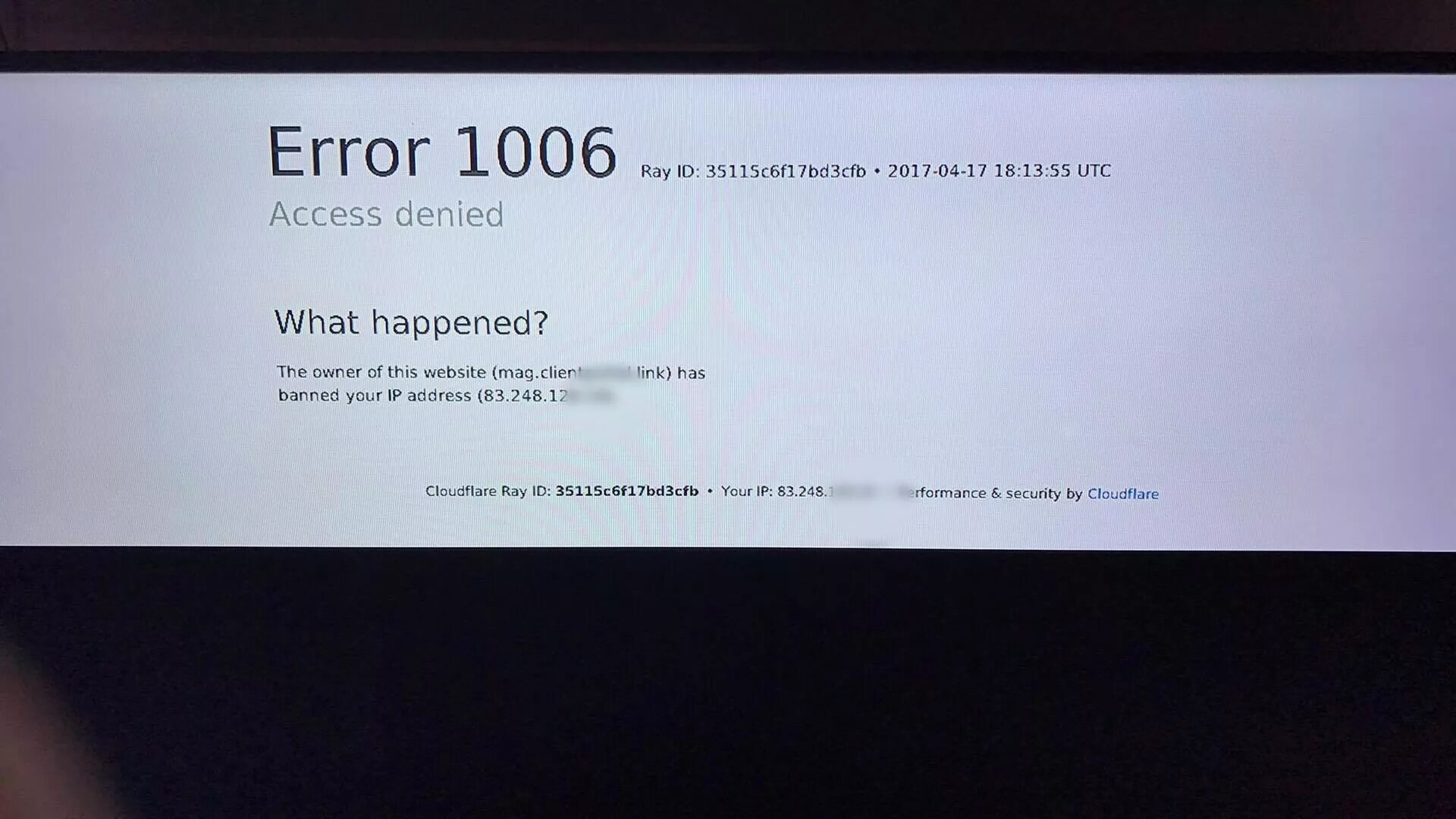 Error 1006. Еррор 1011. Сигнатуры браузеров. Error 1009. Error code access denied