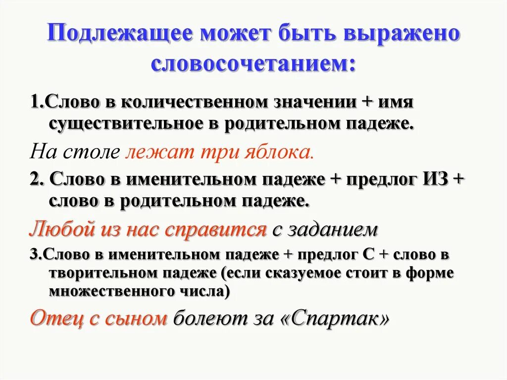 Зато сочетание слов. Подлежащее выражено словосочетанием. Подлежащее выражено словосочетанием в предложении. Подлежащее выражено сочетанием слов. Подлежащее словосочетание примеры.