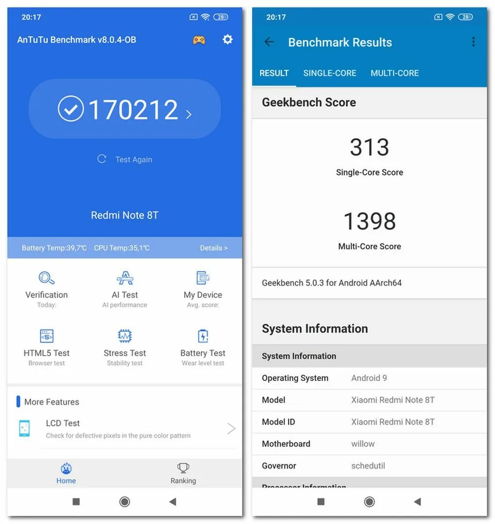 Redmi 13 pro antutu benchmark