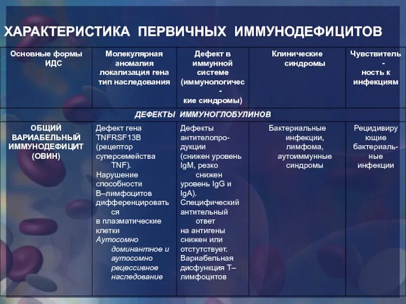 Первичные иммунодефициты характеристика. Тип наследования первичных иммунодефицитов. Особенности первичных иммунодефицитов. Симптомы и синдромы иммунодефицитных состояний.