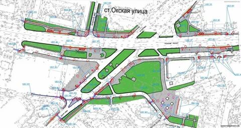 Карта москвы окская
