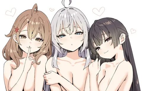 alisa_mikhailovna_kujou black_hair blue_eyes blush breasts brown_eyes brown...