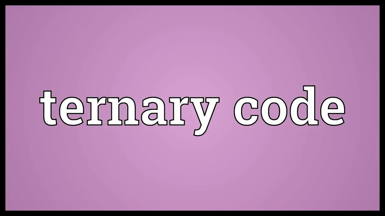 Code mean