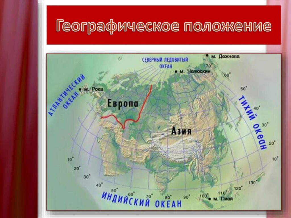 Океан который омывает 2 материка. Евразия океаны и моря омывающие материк на карте. моря омывающие материк евразия. евразия делится на европу и азию на карте. физико географическое положение евразии.