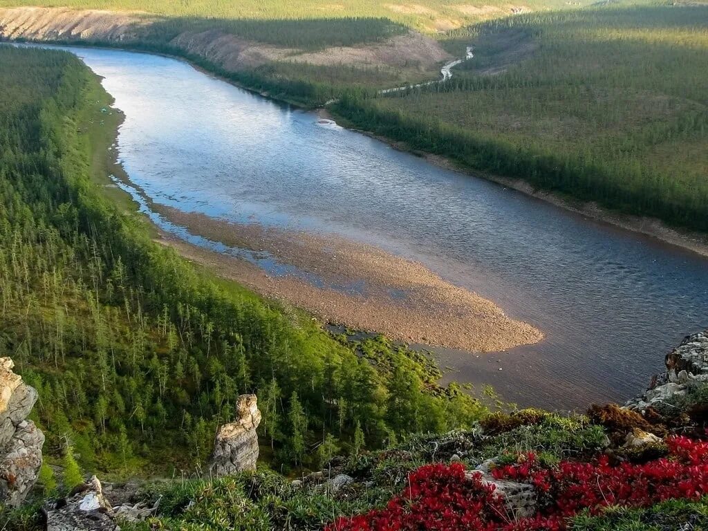 Какие водные объекты находятся в красноярском крае