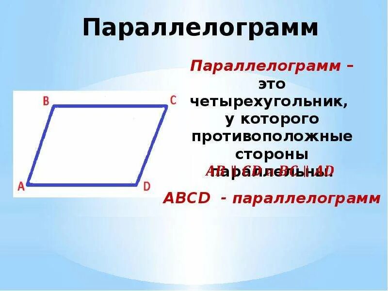 Четырехугольники 8 класс. Параллелограммам. Четырехугольник параллелограмм. Четырёхугольники и их элементы.